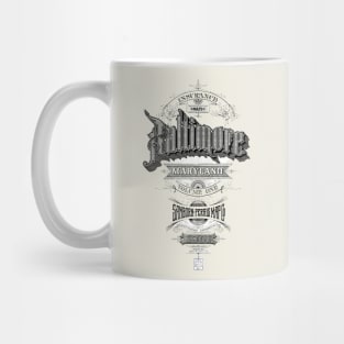 Baltimore Sanborn Map 1901 Mug